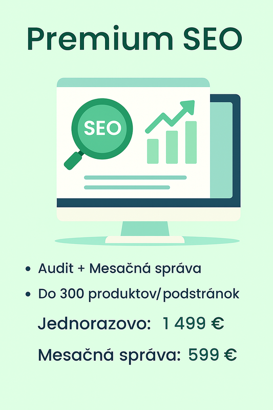 Premium SEO Audit + Mesačná správa